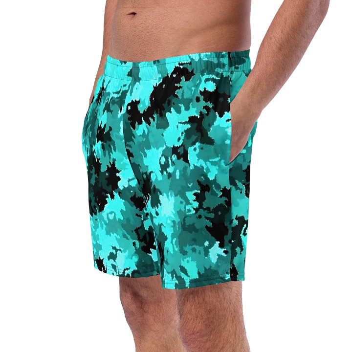 Oceanic Teal Swim Trunks product image (2)