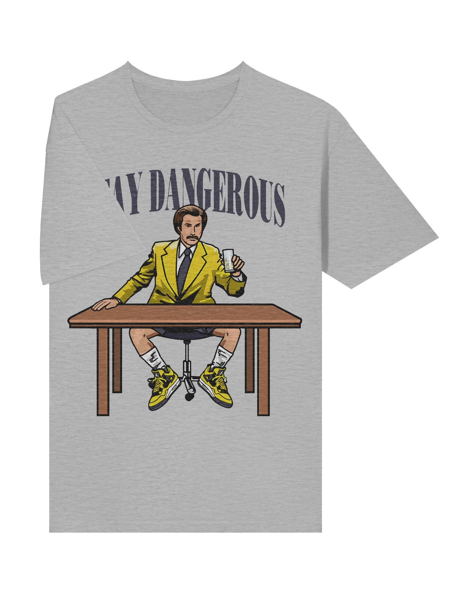 Stay Dangerous – Retro Yellow Suit Edition – Gildan Softstyle T-Shirt product image (3)