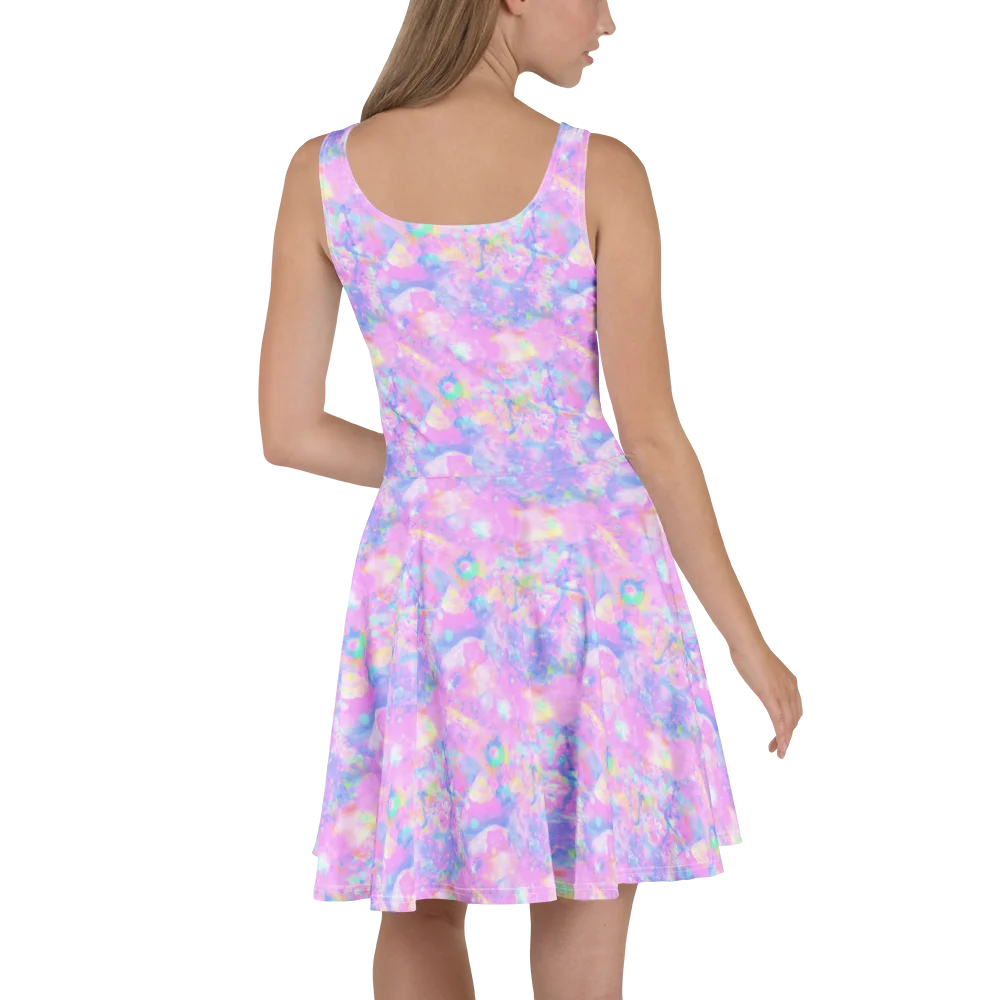 “acid rainbow” skater dress product image (4)