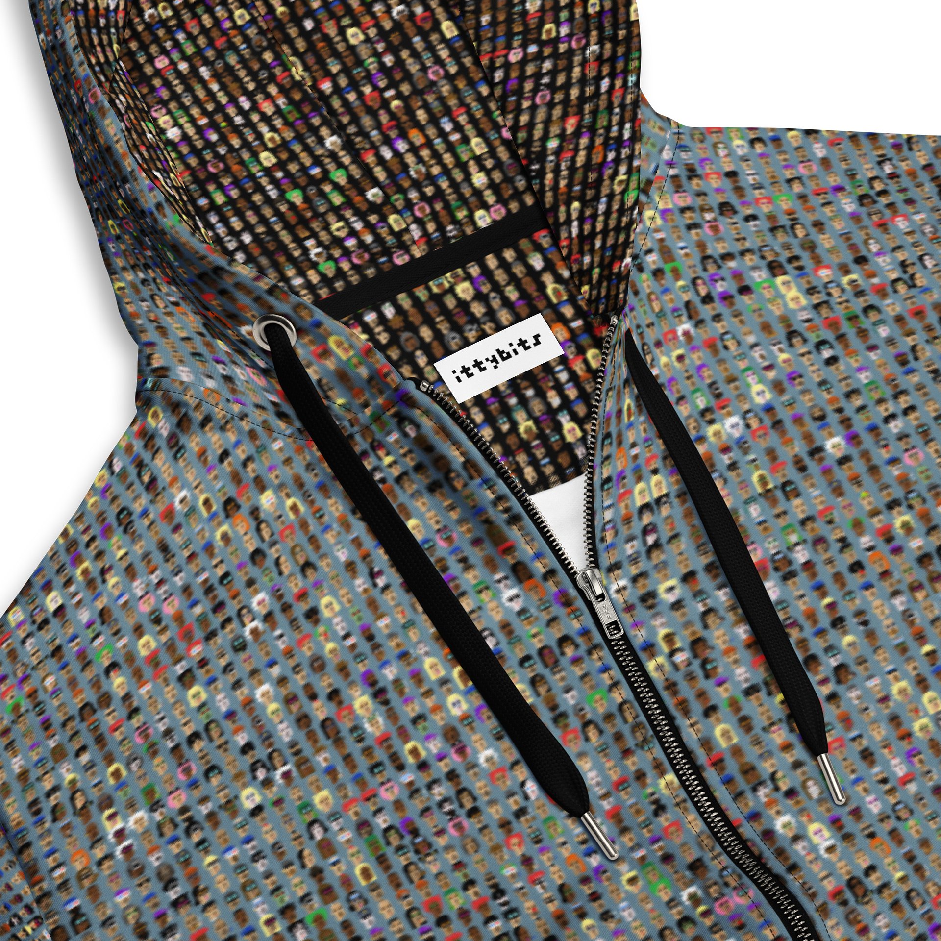 ittybits blue zip hoodie product image (2)