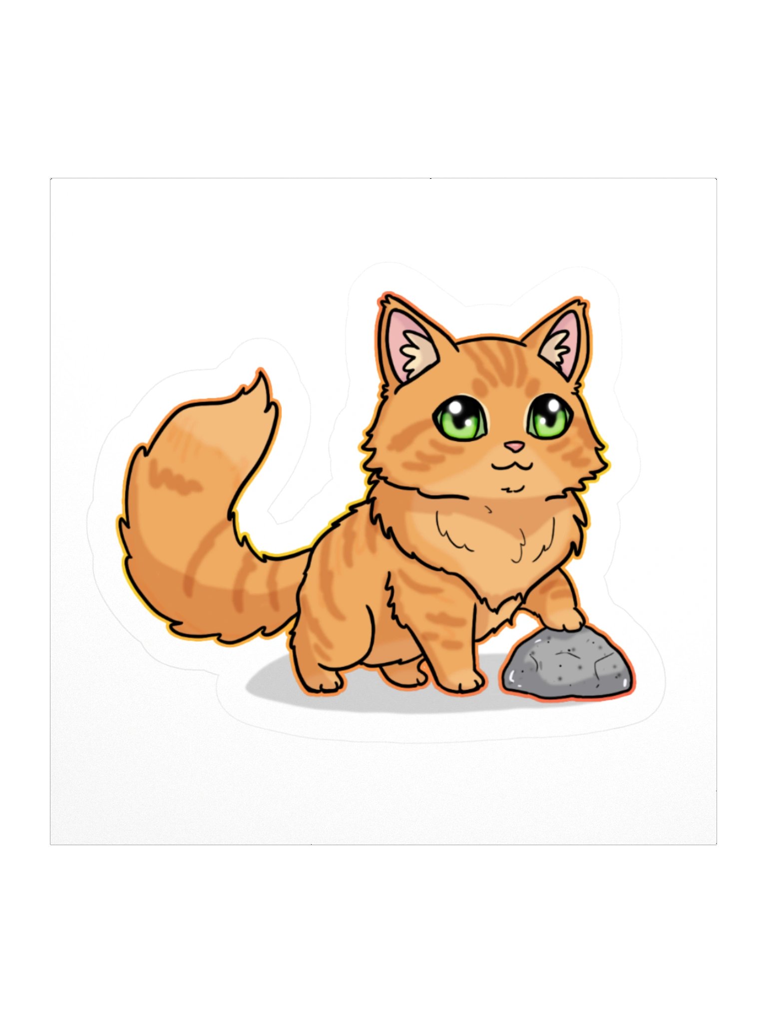 Fluffy Cat Sticker product image (1)