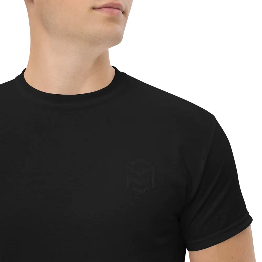 MathManEU Logo T-Shirt - Embroidered (Black) product image (12)