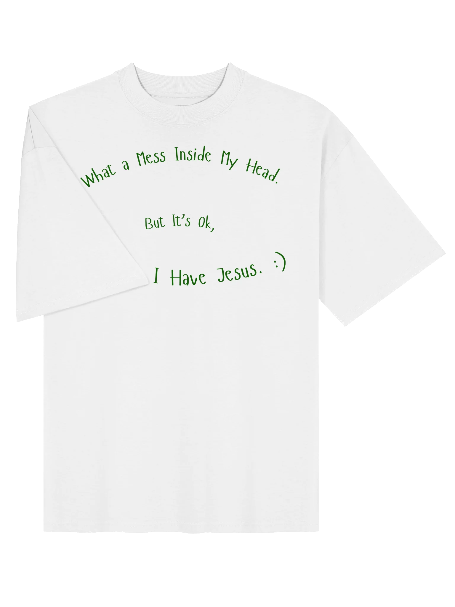 WHAT A MESS INSIDE MY HEAD. BUT IT'S OK. OVRSIZED TEE. product image (3)