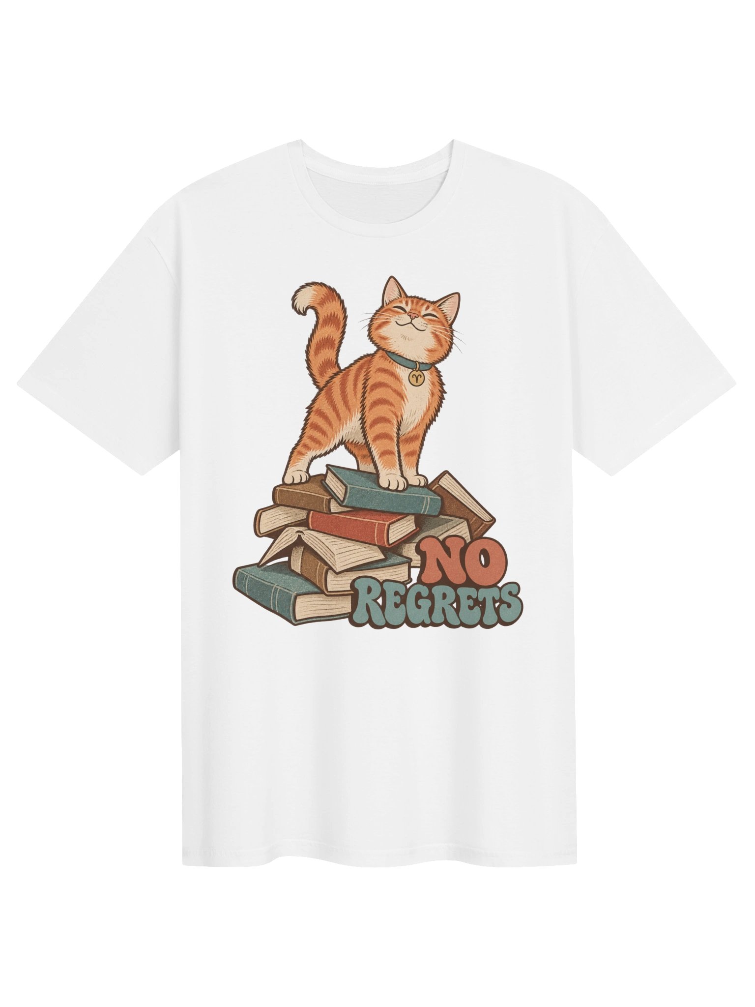 Aries No Regrets Cat Zodiac T-Shirt product image (1)