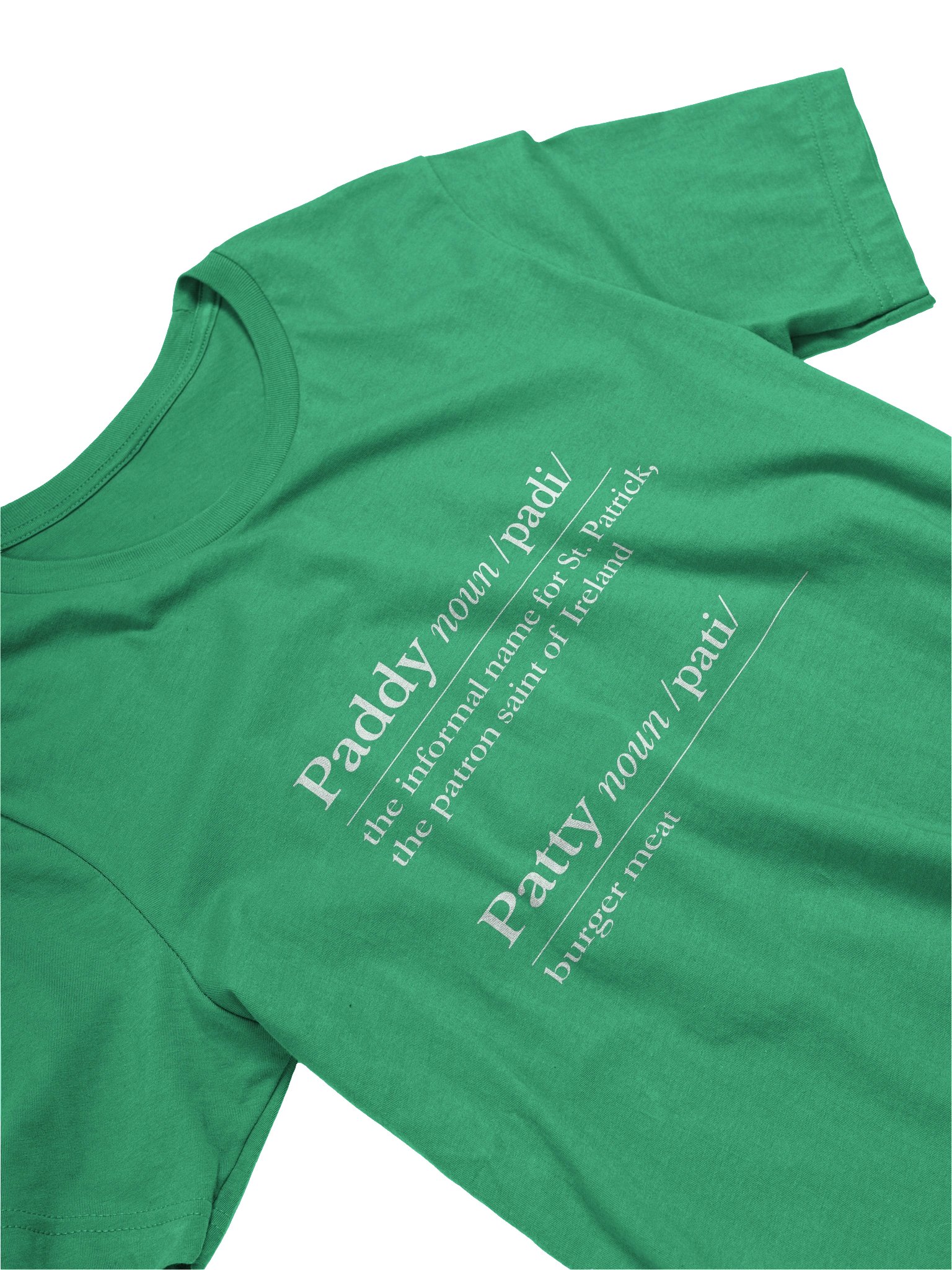 Paddy Not Patty - White Design product image (2)