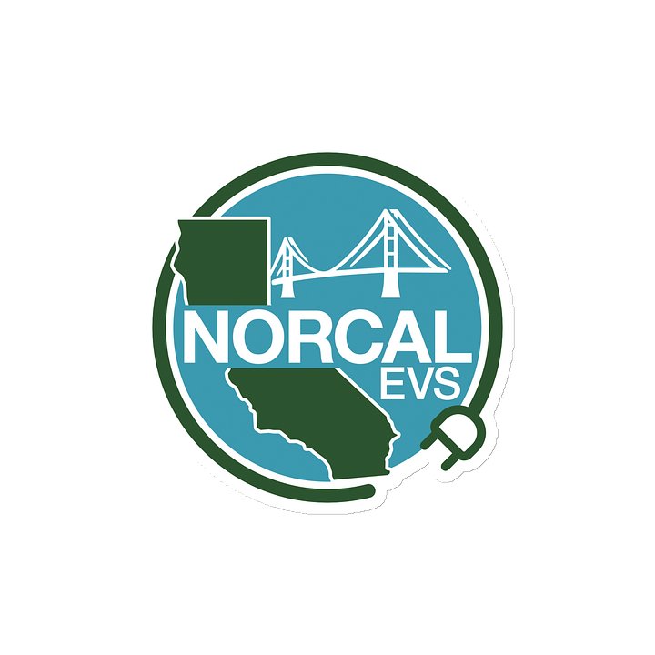 NorCal EVs Die-Cut Magnet product image (2)