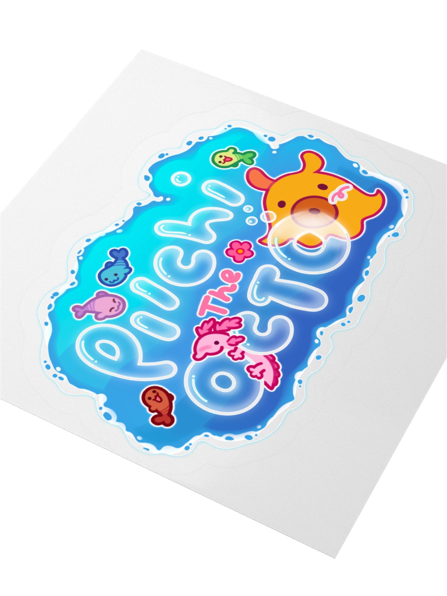PiichiTheOcto Logo Sticker product image (3)