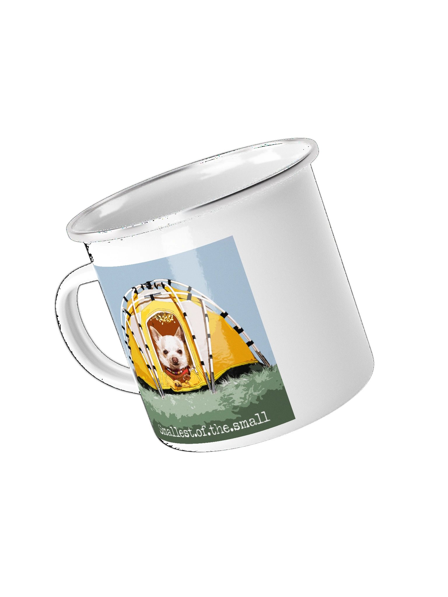Mr. Pink Yellow Tent Enamel Mug product image (4)