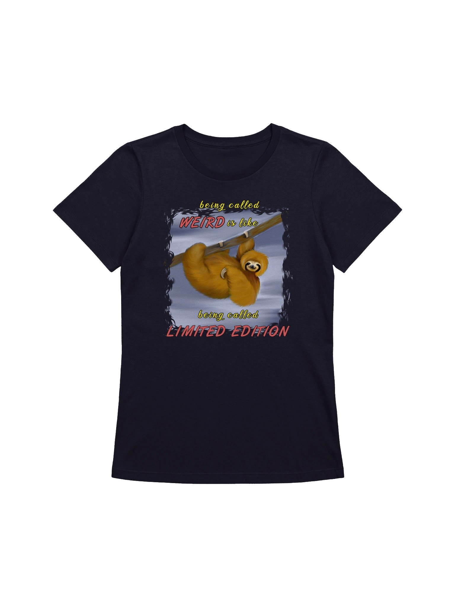 Sloth "LIMITED EDITION" T-Shirt. Women's Bella+Canvas Supersoft Relaxed-fit T-Shirt product image (1)