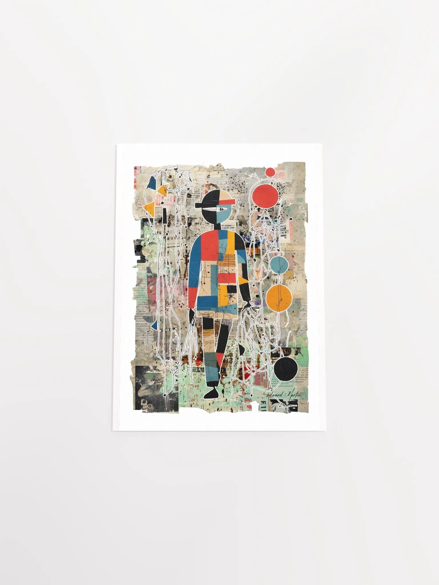 'A Walk in the Park' by Edward Martin- Collage Print product image (5)