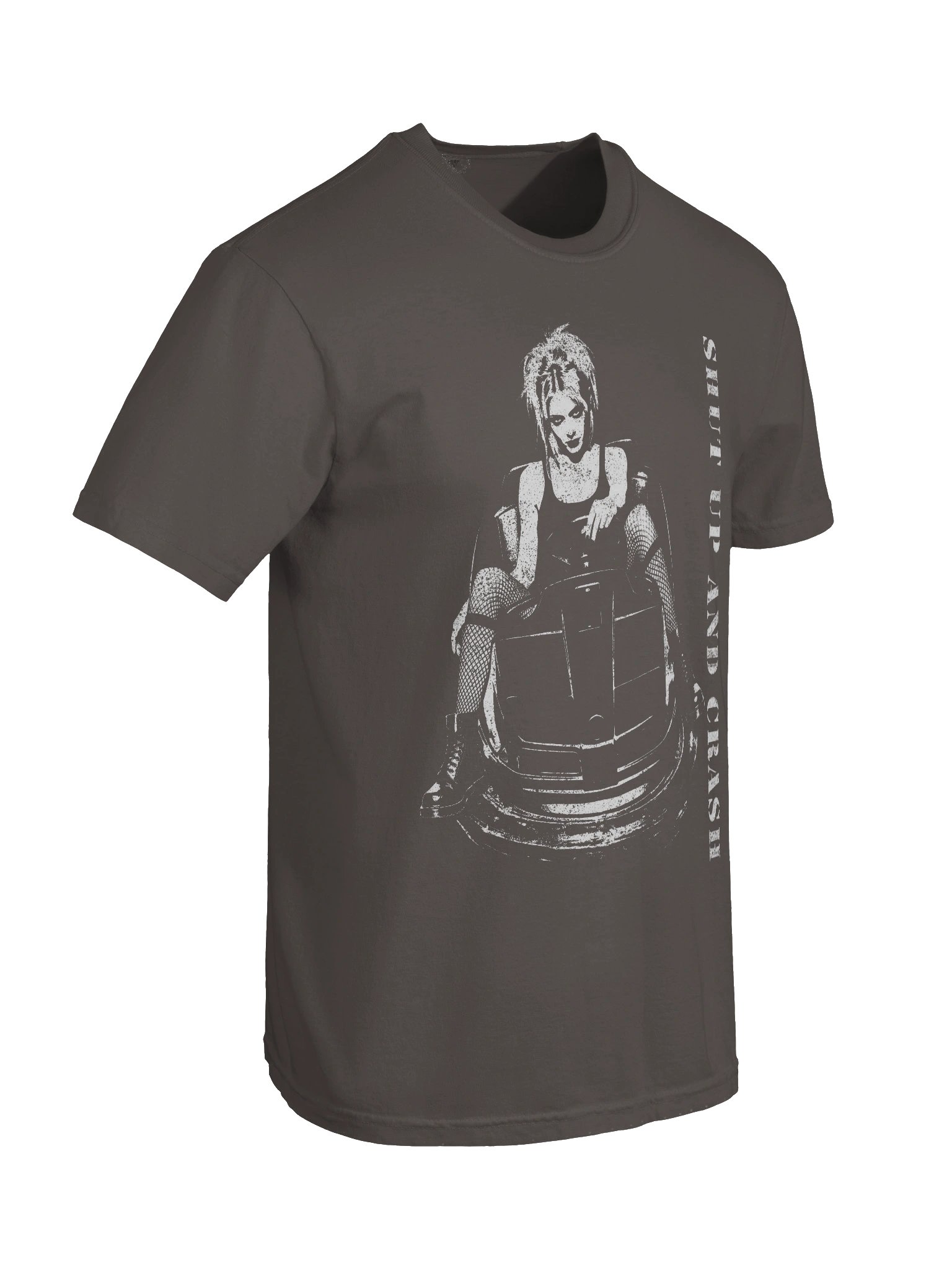 Shut Up and Crash Bumper Girl // Heavyweight Vintage Tee product image (3)