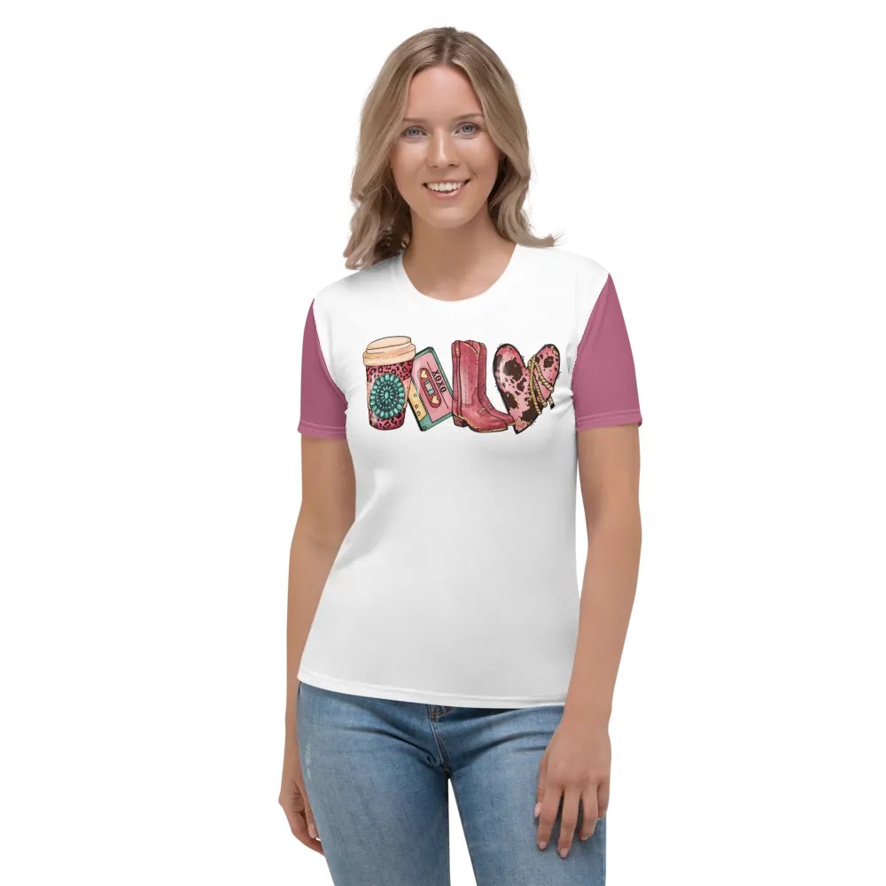 Crew Neck T-Shirt with a dope graphic product image (1)