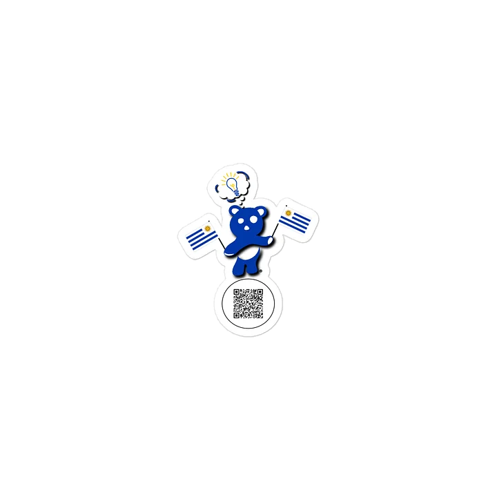 Uruguay — Country Bear Sticker | BehrBrained Media product image (1)