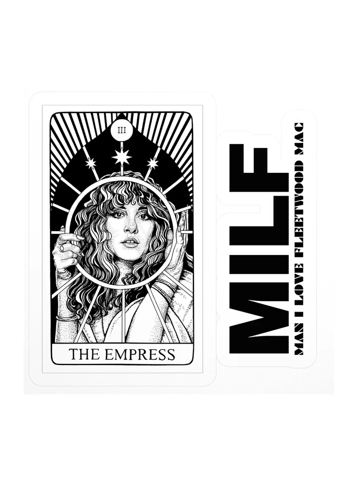 Stevie Nicks Empress Tarot Card Stickers product image (1)