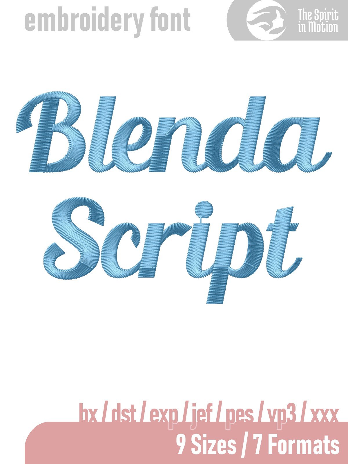 Blenda Script Embroidery Font product image (1)