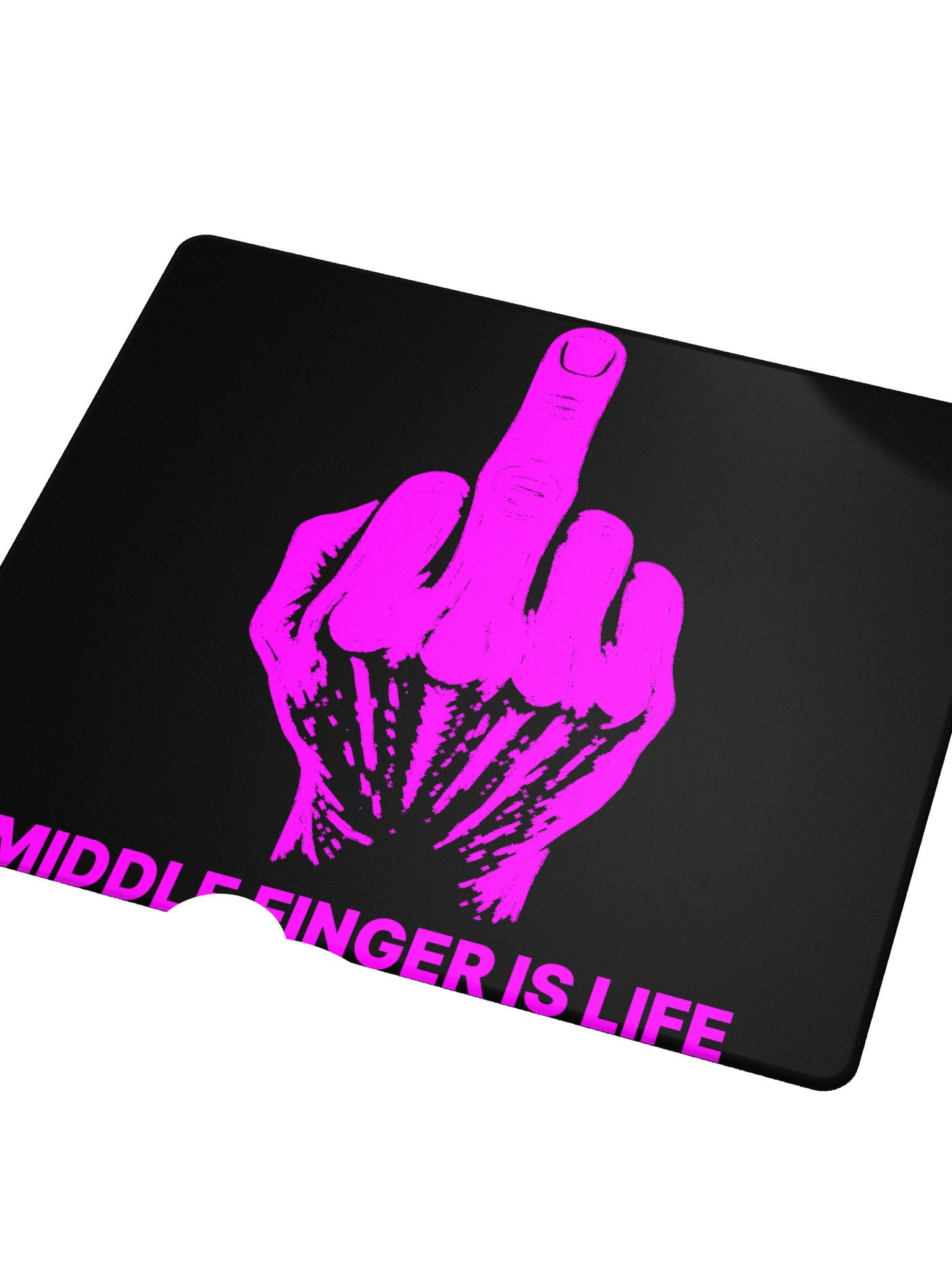 No ShopCo | Gaming Mouse Pad - Fuchsia on Black product image (3)