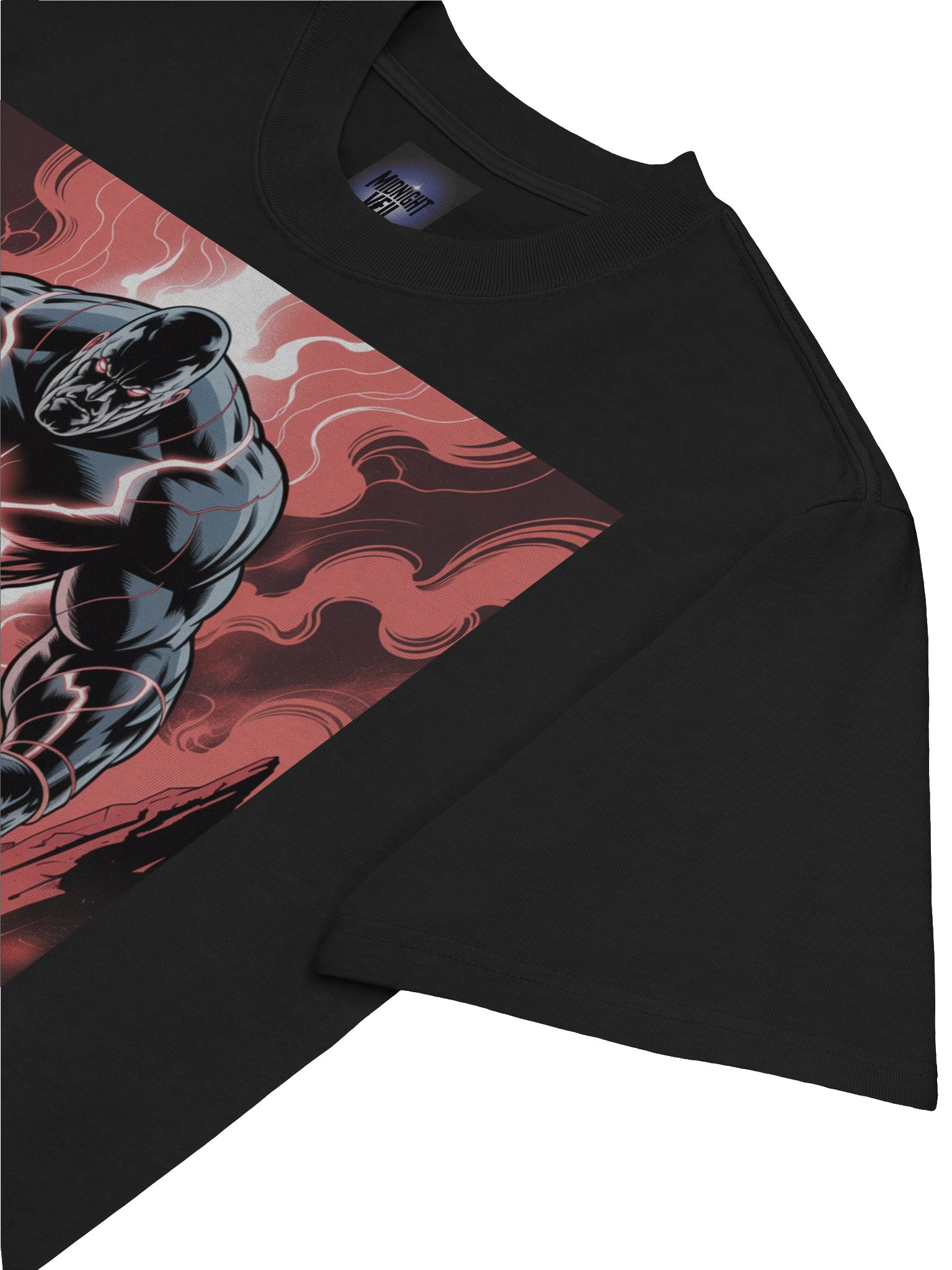 Apokolips Tyrant: Darkseid Oversized Faded T-Shirt product image (7)