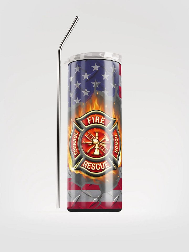 Courage Fire Honor Tumbler product image (1)