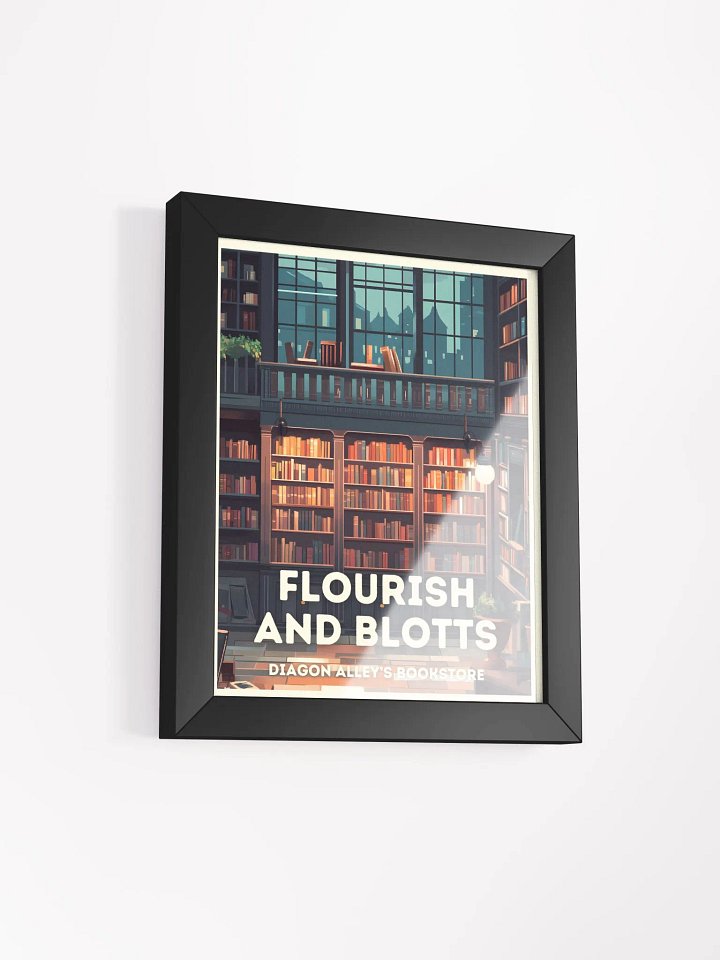 Magical Bookstore Vintage Travel Poster product image (2)