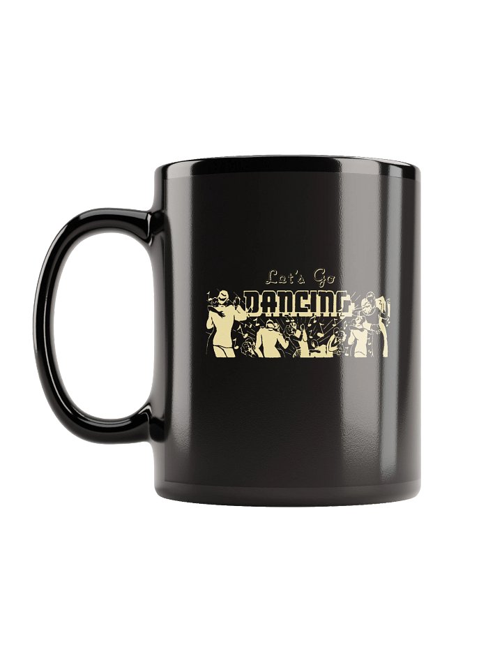 'Let's Go Dancing' Black Mug product image (1)