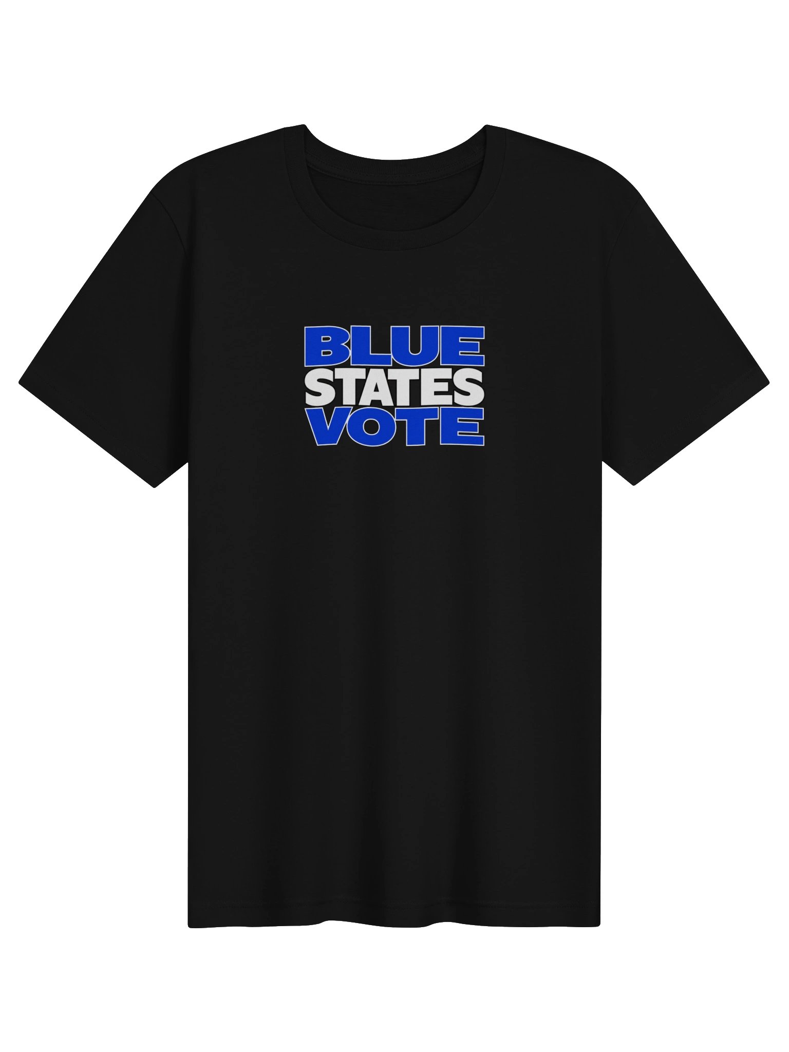 Blue States Vote Tee - Black product image (1)