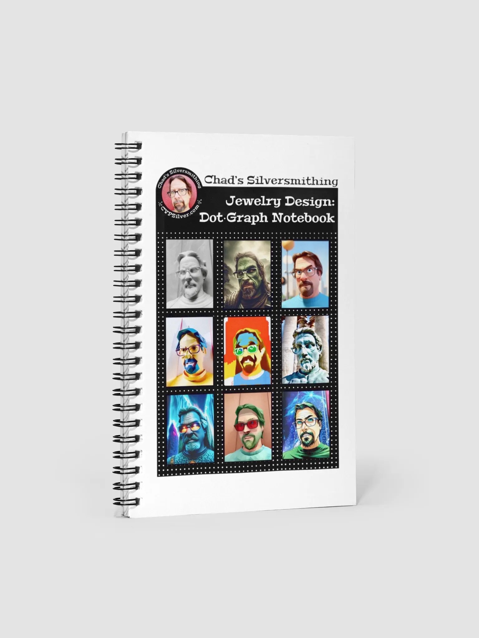 Chad's Dot-Graph Notebook (blank) product image (1)