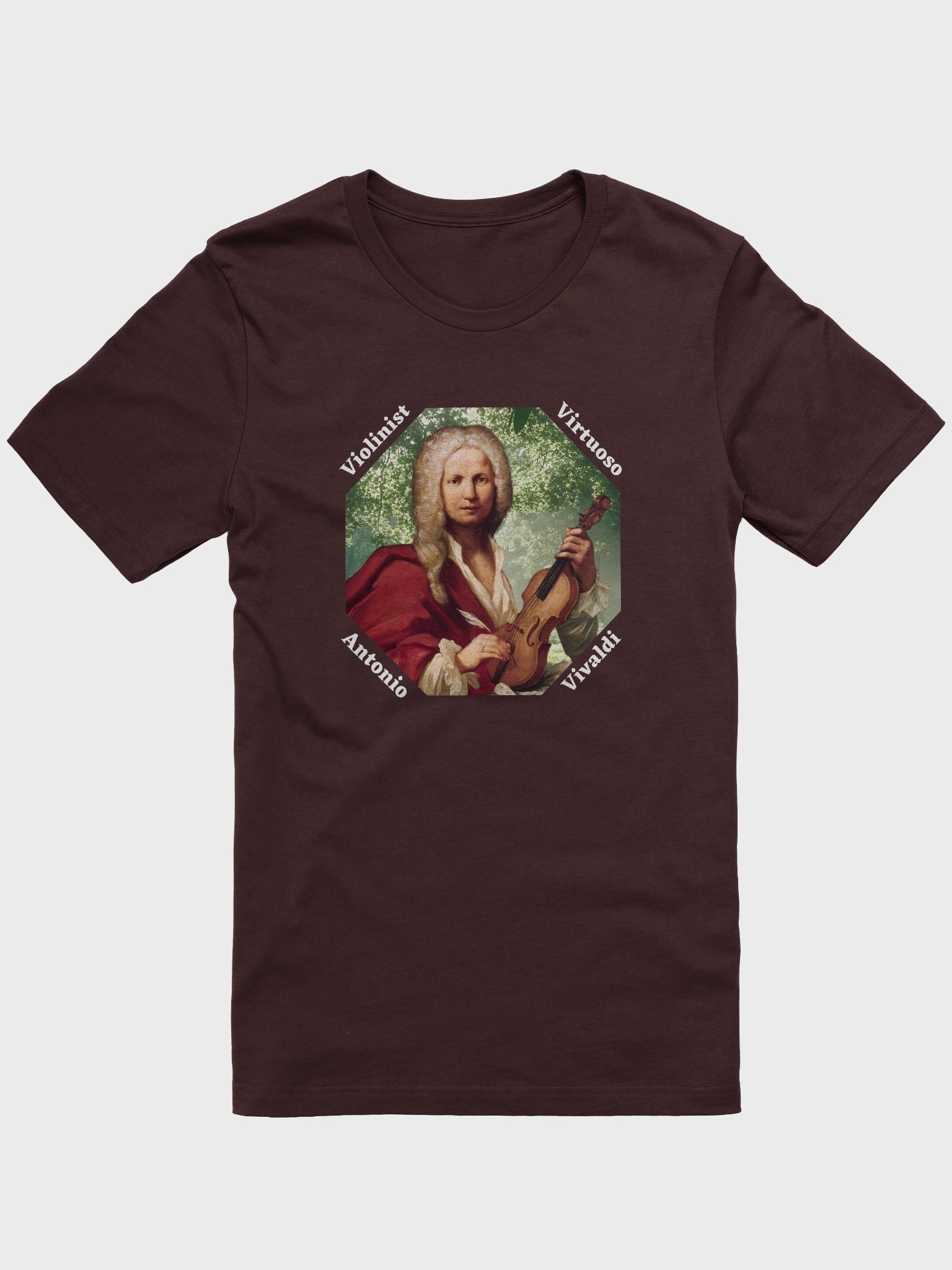 Antonio Vivaldi - Violinist Virtuoso | Dark T-Shirt product image (25)