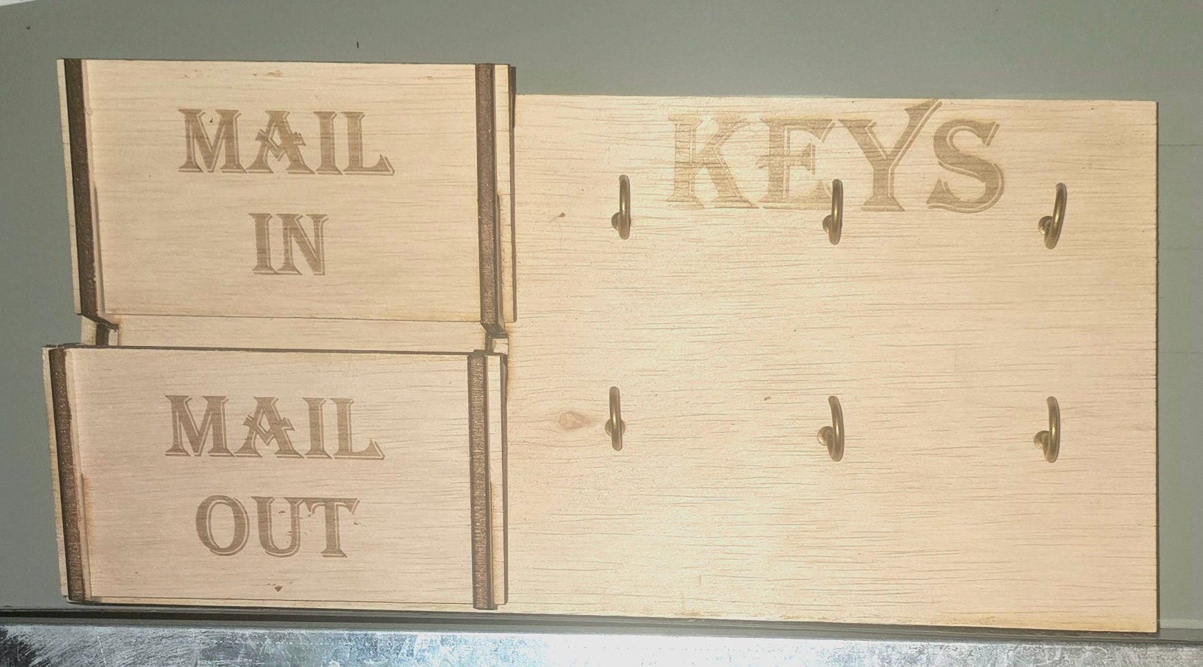 The Entryway Command Center: Custom Key & Mail Organizer product image (1)
