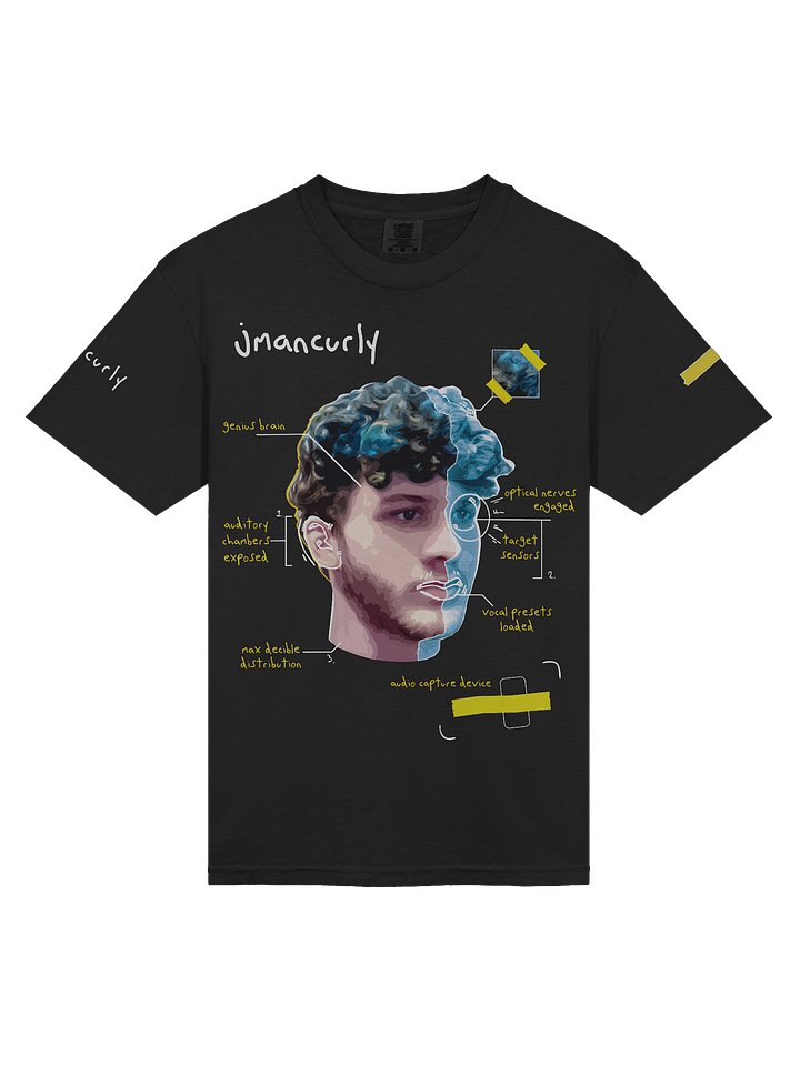 3D Head Blueprint Shirt product image (1)