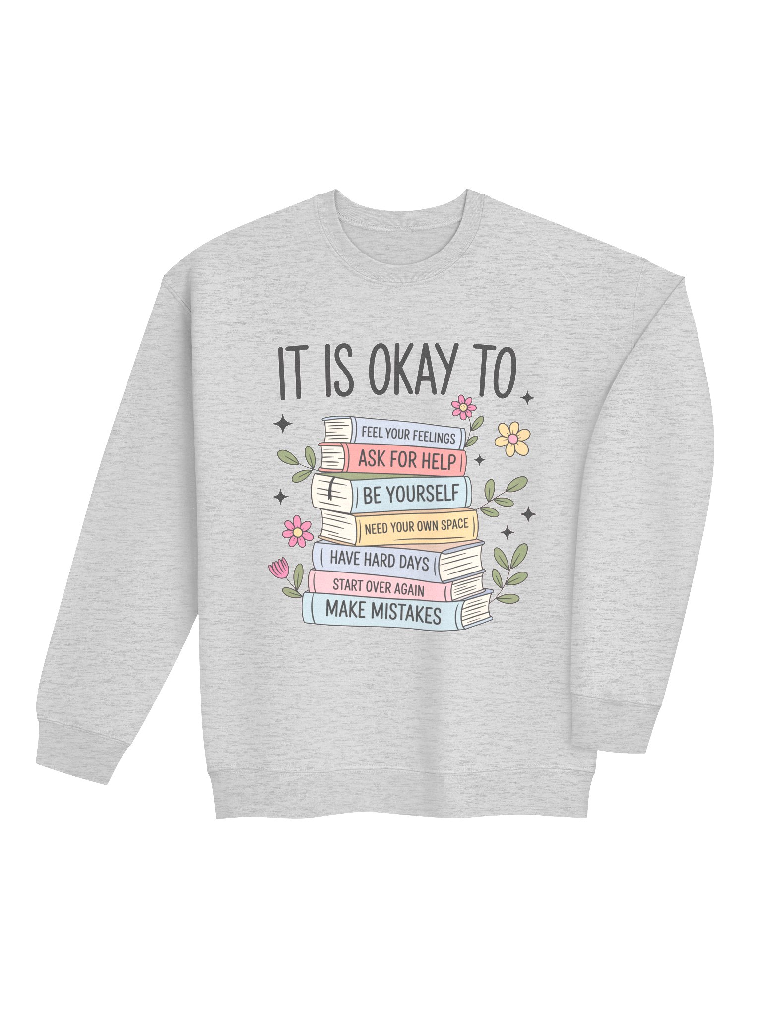 It Is Okay To Be Yourself– Mental Health Awareness Sweatshirt product image (4)
