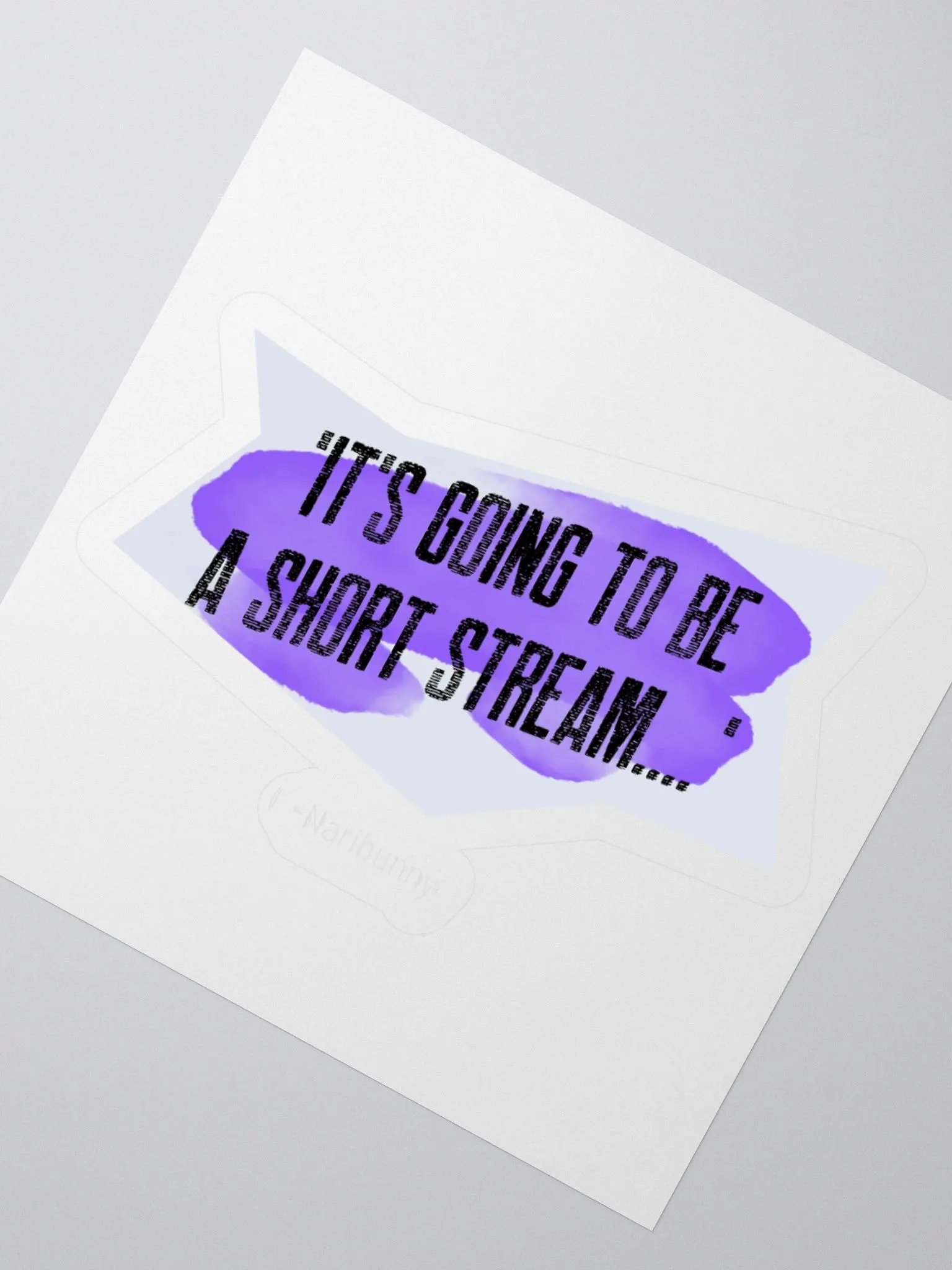 Short Stream Sticker product image (2)