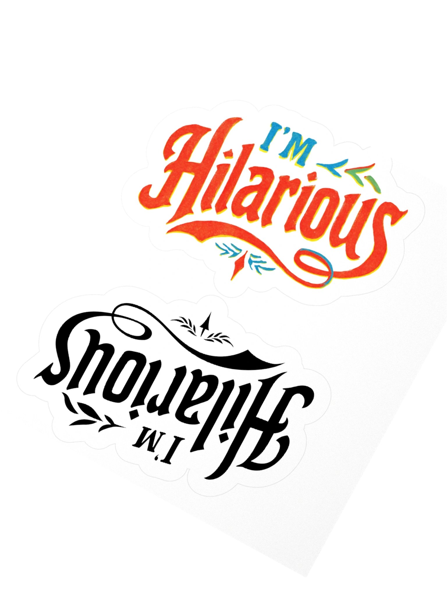 I'm Hilarious sticker product image (1)