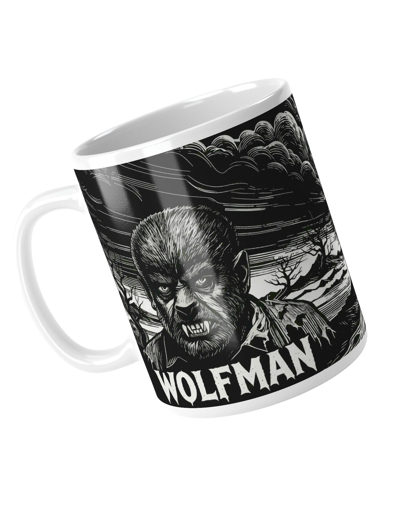 Vintage Silver Screen Wolfman Coffee Mug product image (5)