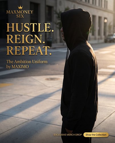 Elevate your style with the exclusive MAXIMO apparel collection. Shop quality streetwear online today!

#MAXMONEYSIX