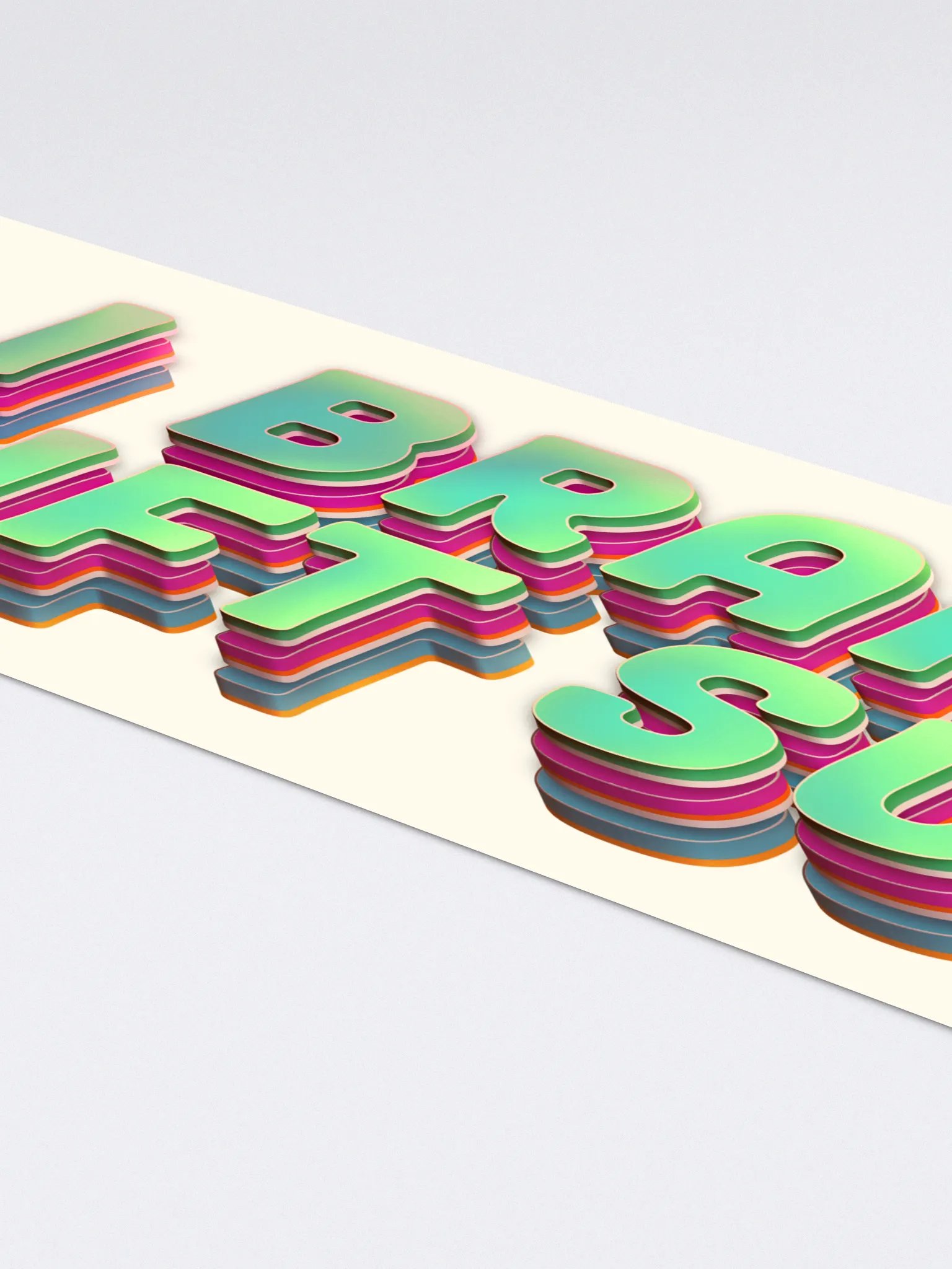 I Brake 4 Gift Subs - Bumper Sticker product image (2)