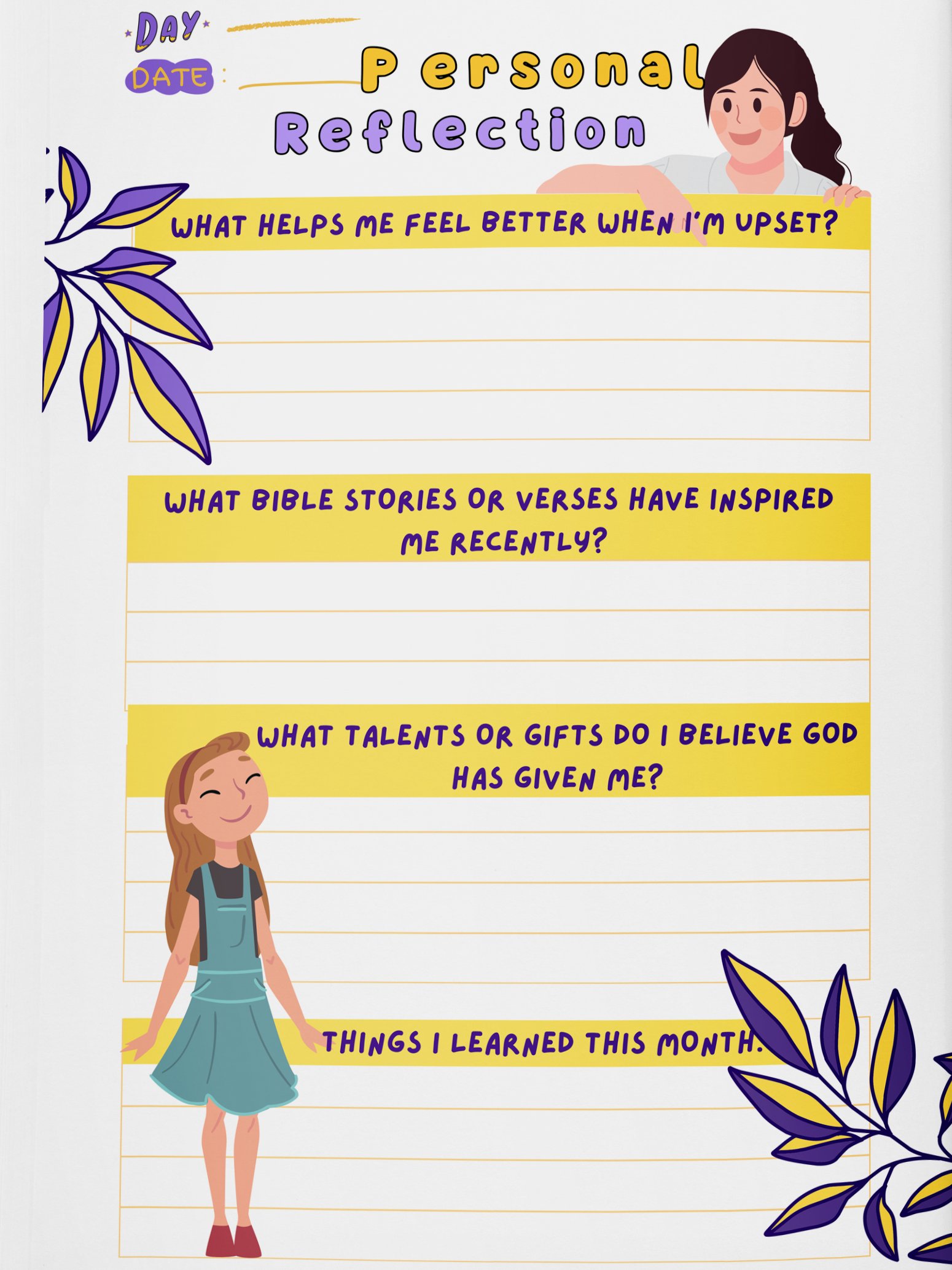 Girls Interactive Christian Journal product image (8)