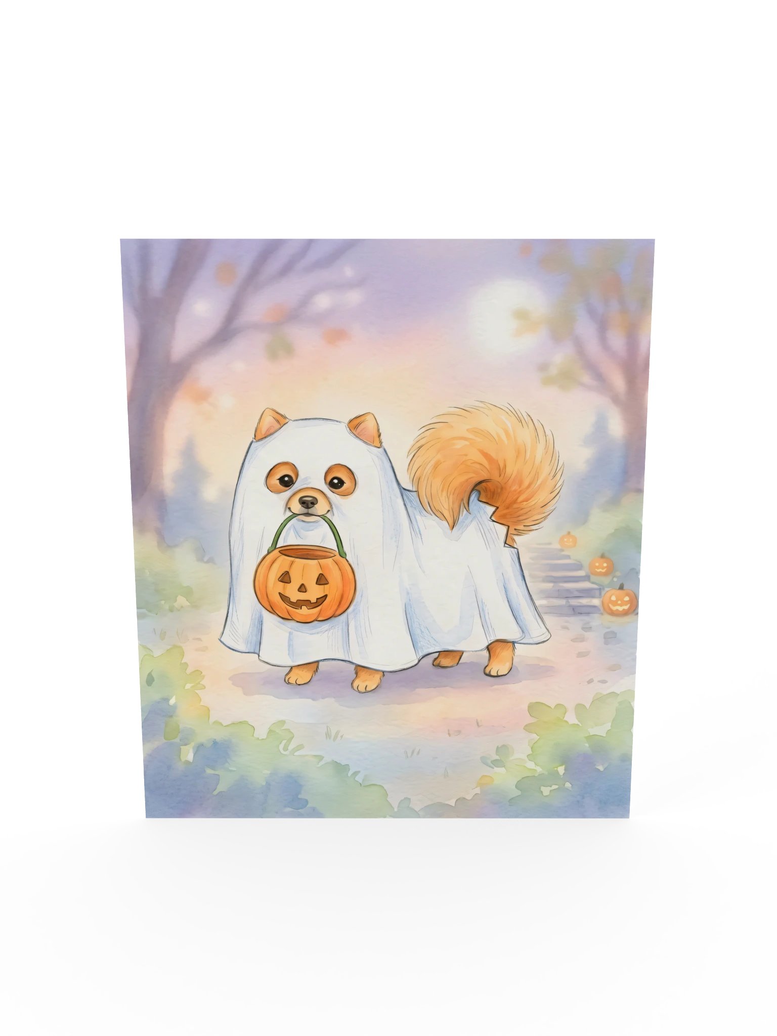 Little Ghost Pomeranian Poster product image (19)