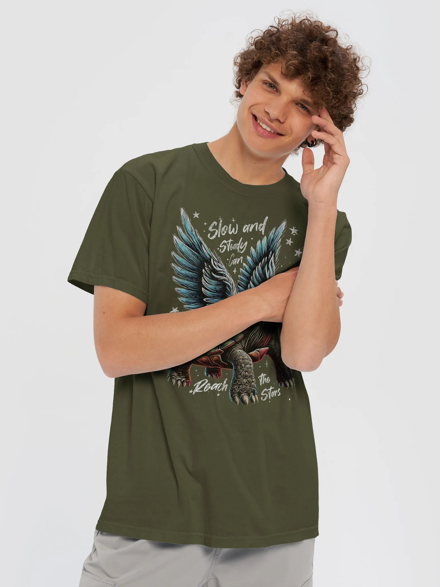 Feathered Turtle Fantasy T-Shirt product image (66)