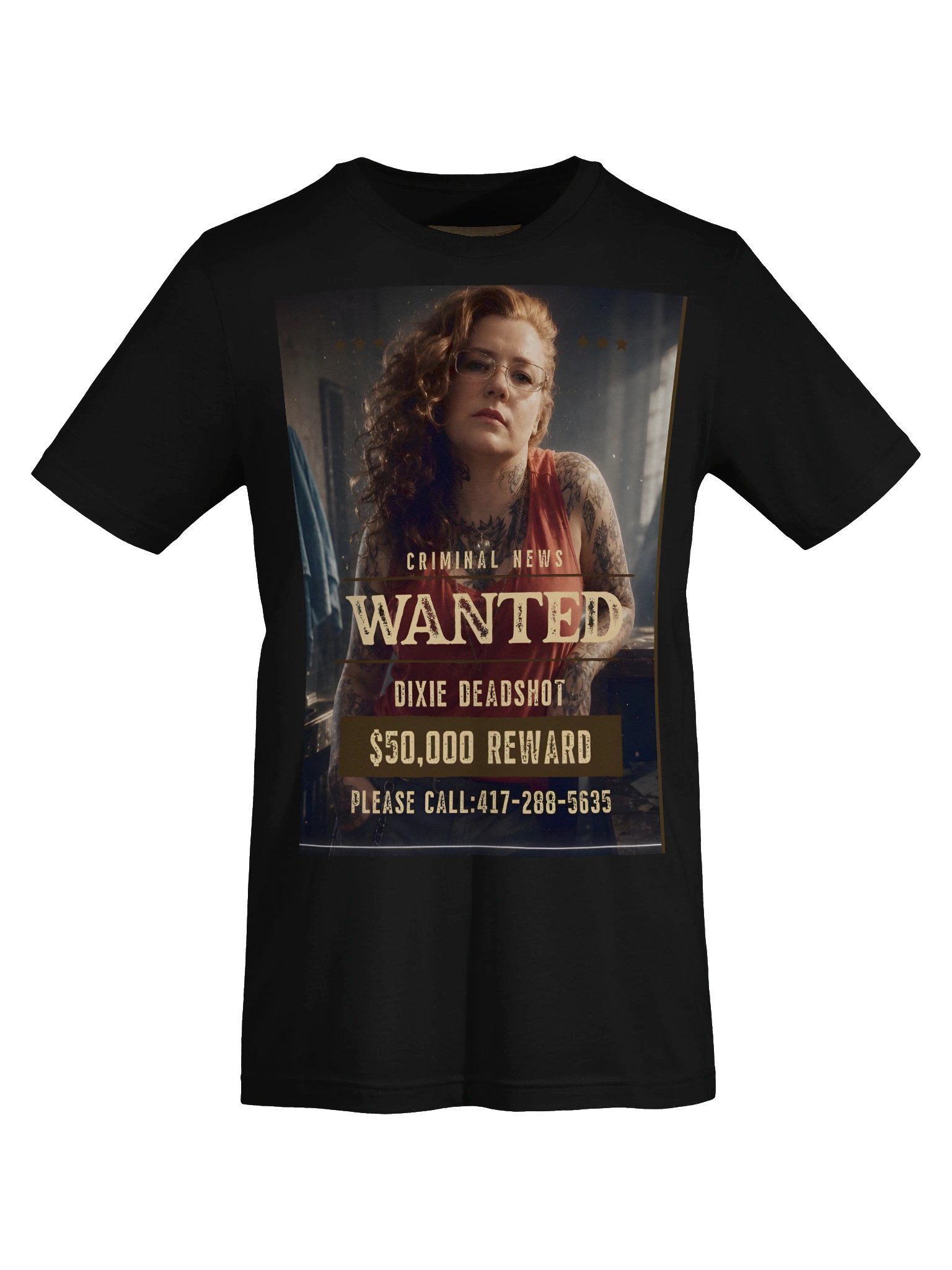 Dixie Deadshot Wanted Poster Tee product image (5)