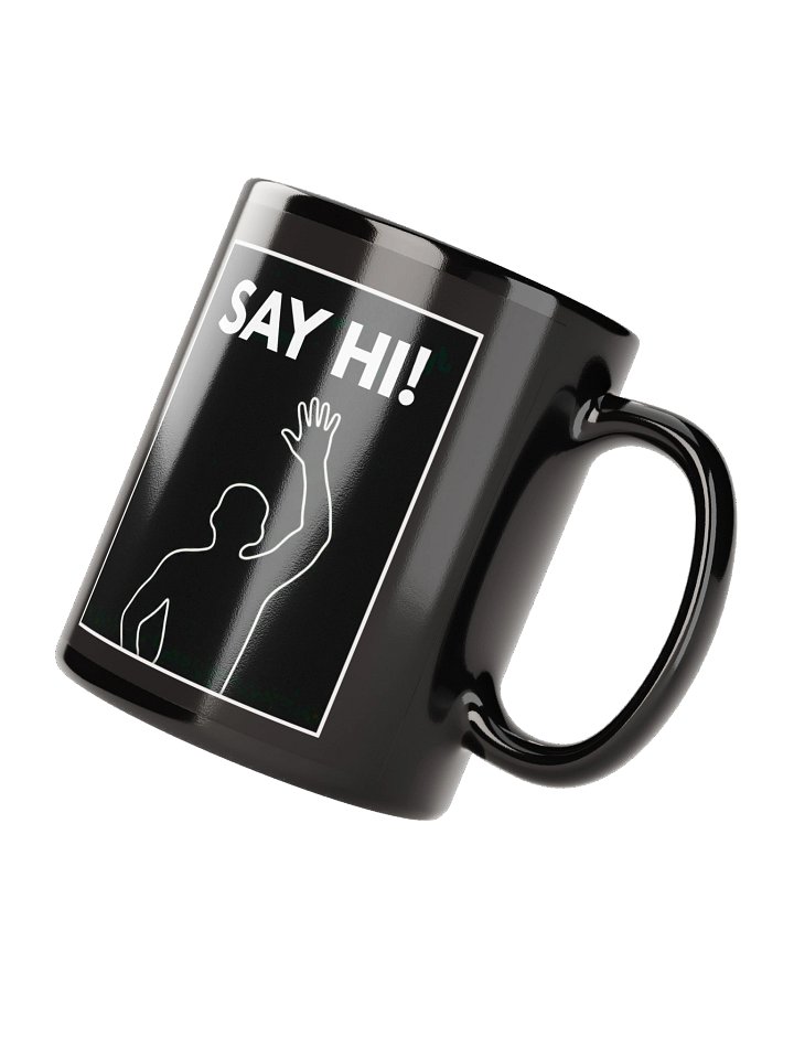 VIRAL Silhouette "Say Hi!" Mug | Iconic Immersive Interactive Dance Workout Glossy Ceramic Coffee Cup product image (4)