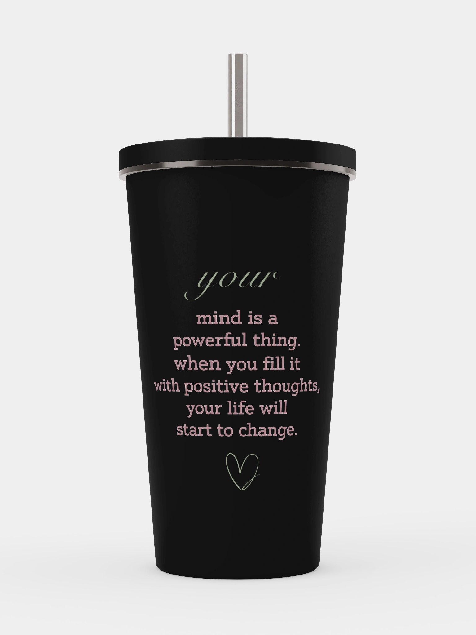 Positive Mind Inspirational Tumbler product image (1)