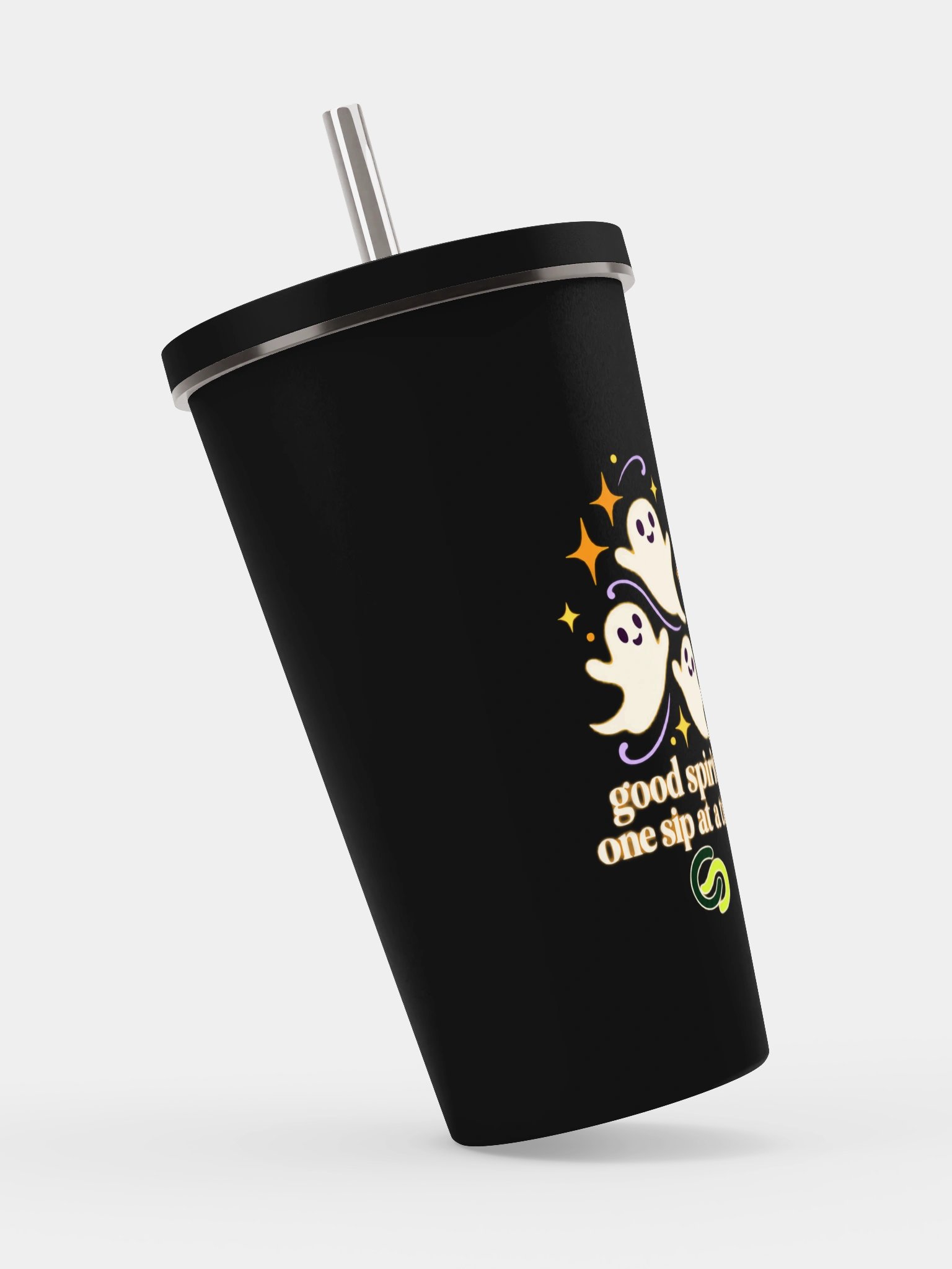 Good Spirits, One Sip at a Time Halloween Insulated Tumbler product image (4)