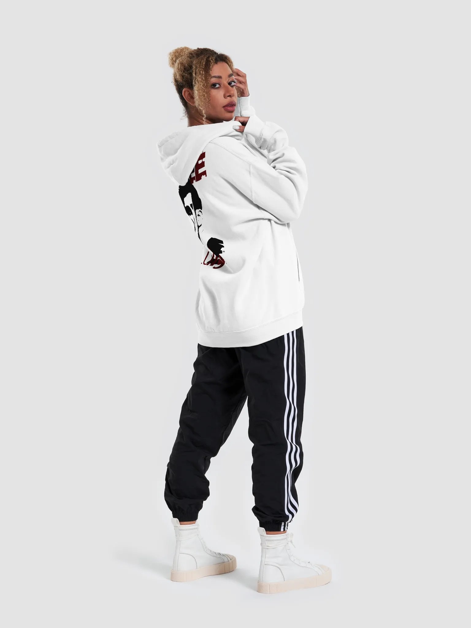 Free Luigi Mangione Hoodie White product image (2)