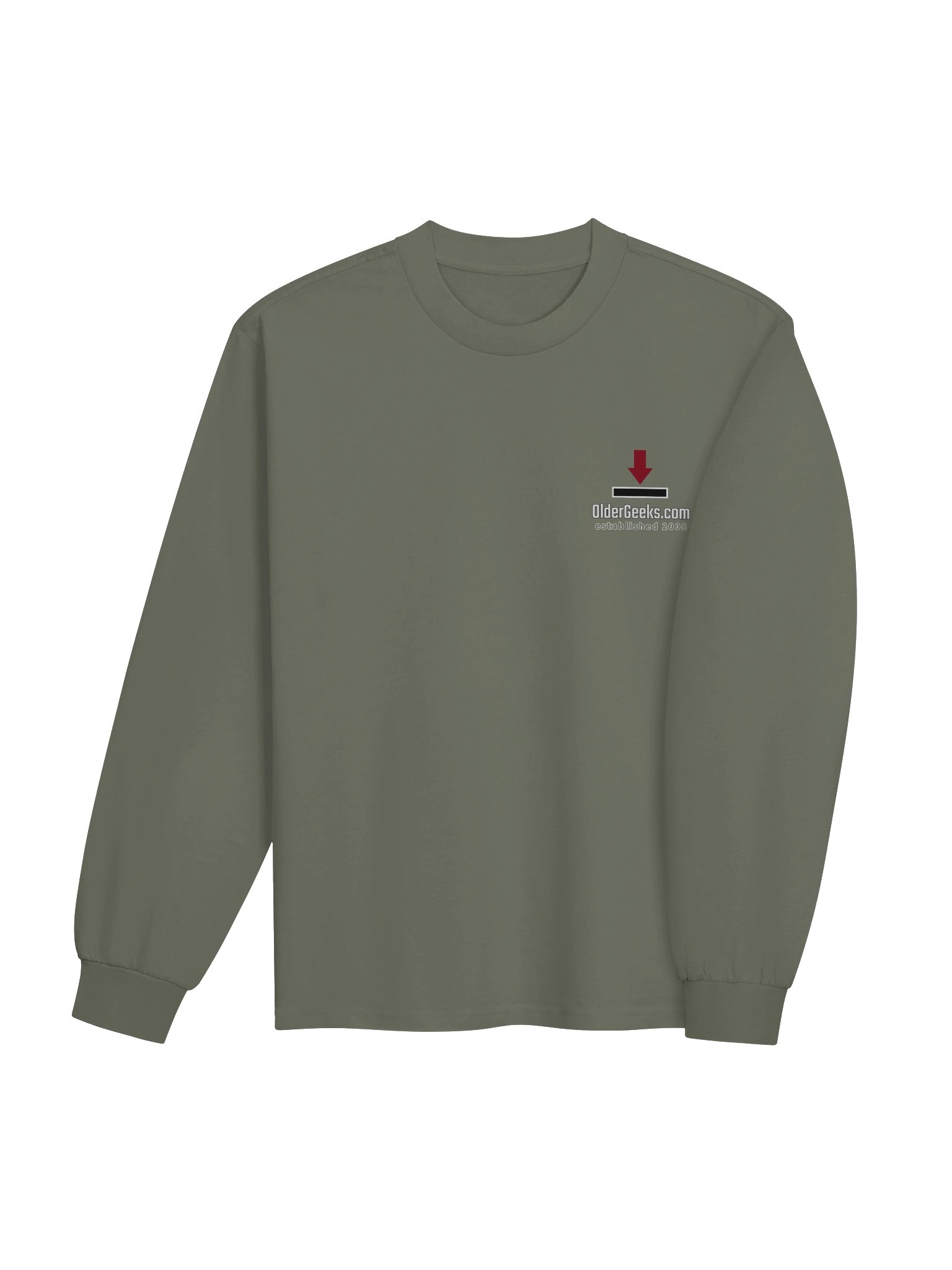 OlderGeeks Long sleeve Arrow logo product image (4)