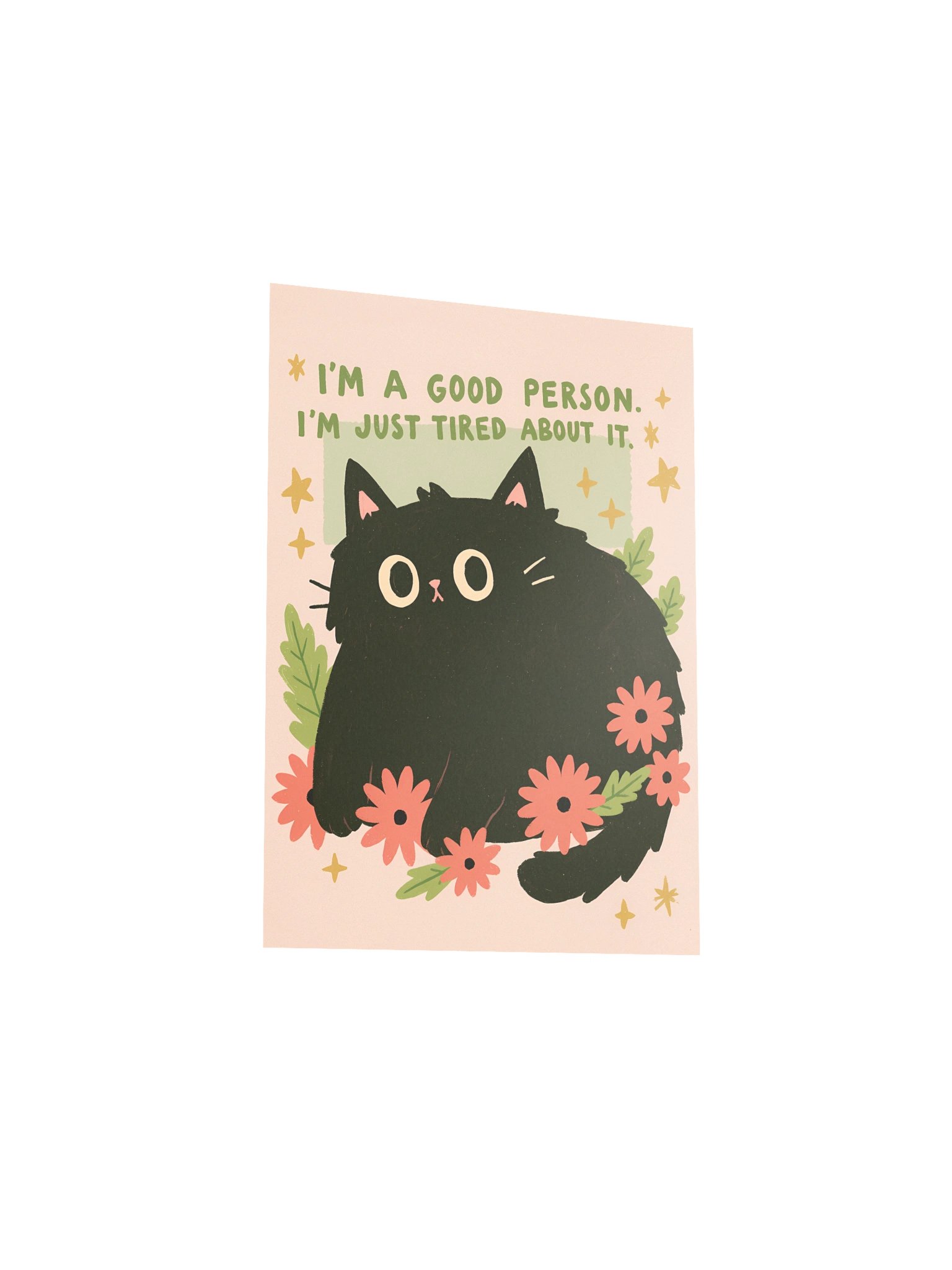 I’m a Good Person Cat Poster product image (12)