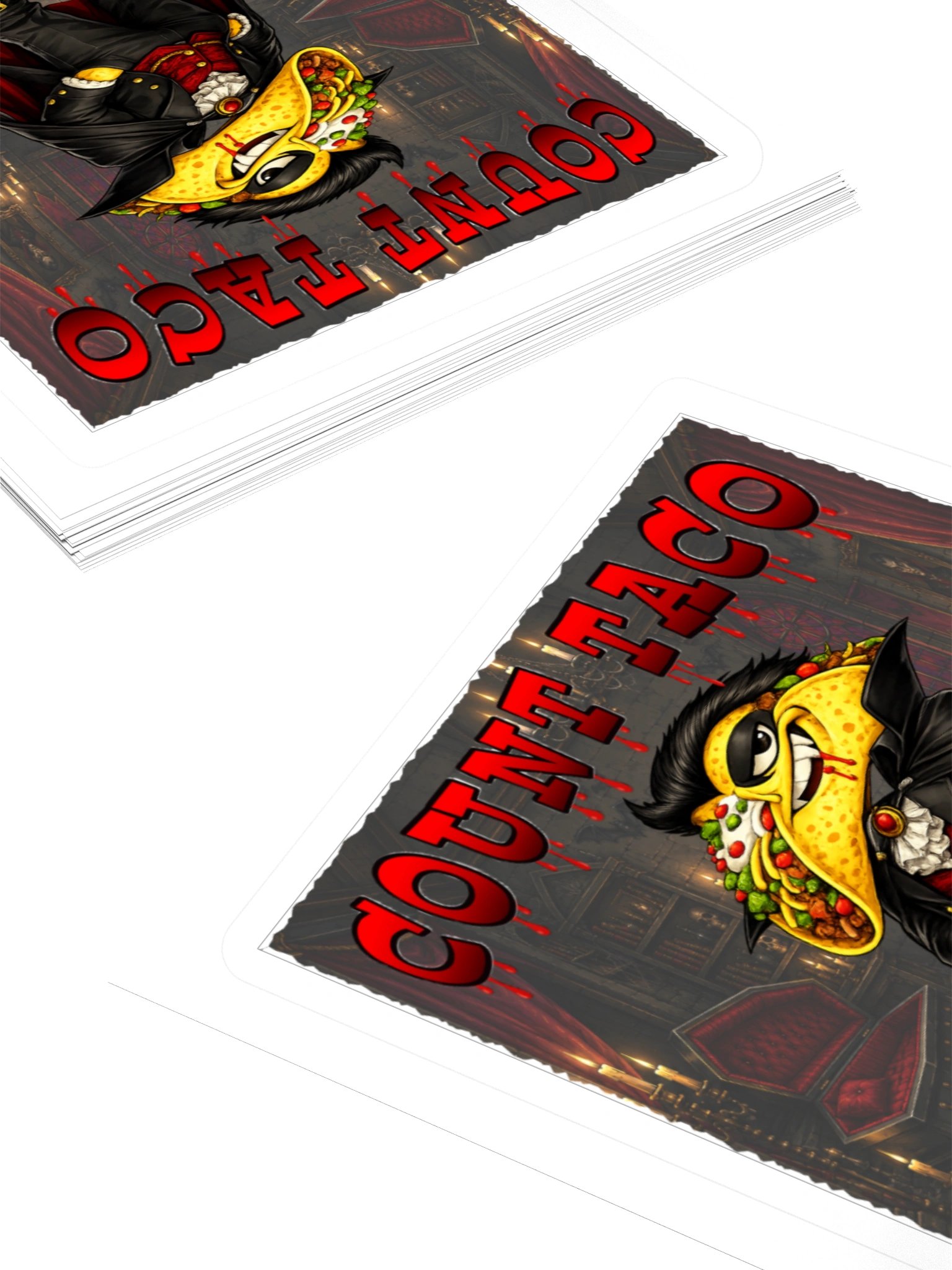 Count Taco Vampire Kiss Cut Sticker - The Taco Family product image (11)