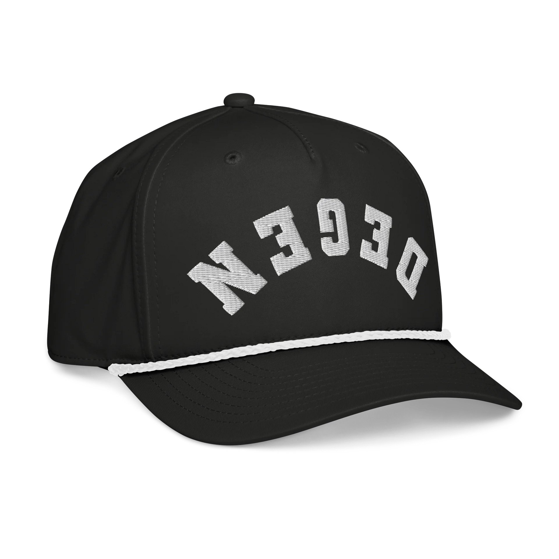 'Degen' 3D Puff Embroidered Rope Hat product image (3)