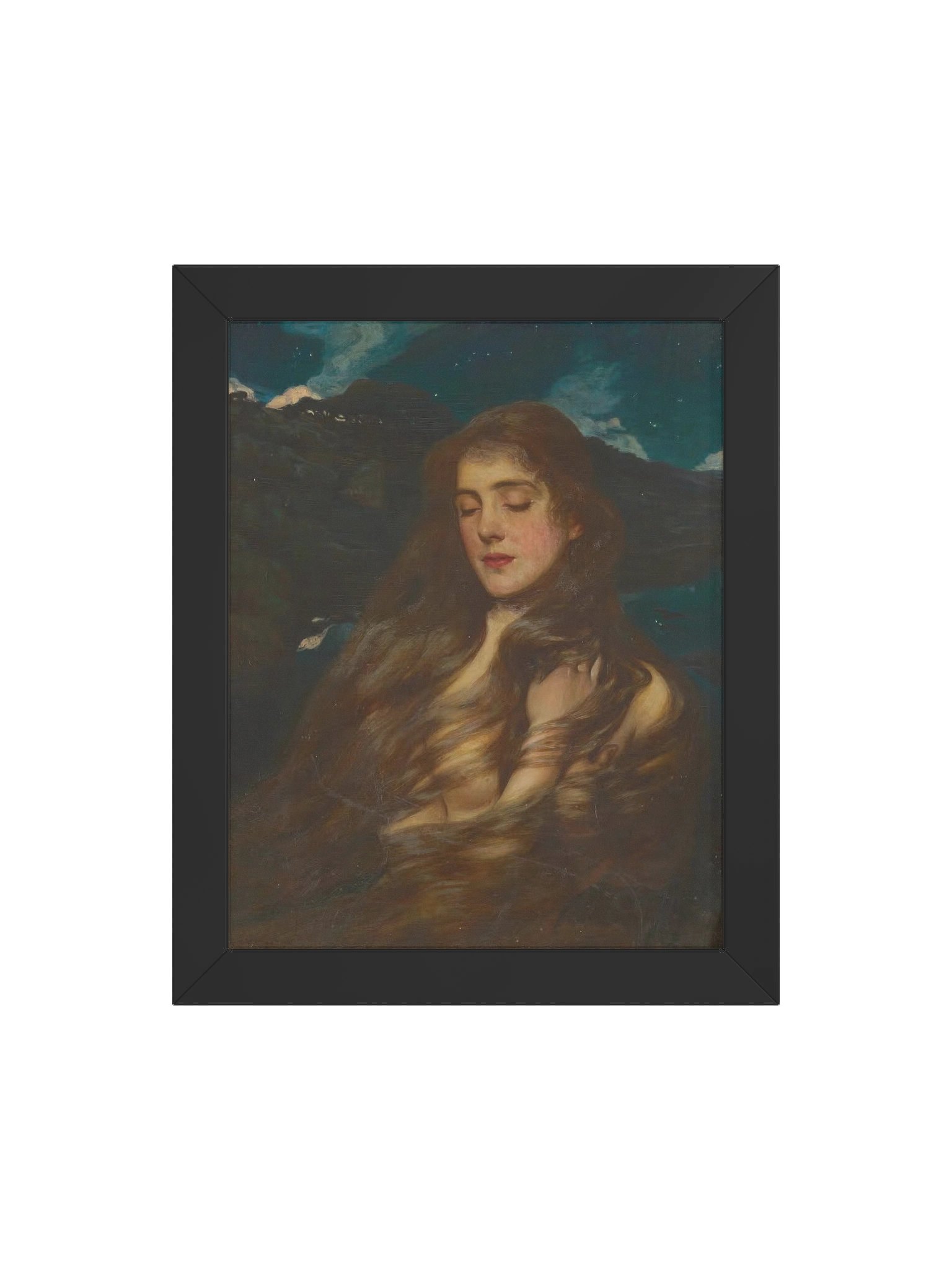 "The Coming of Night" by Wilfred de Glehn Framed Poster product image (4)