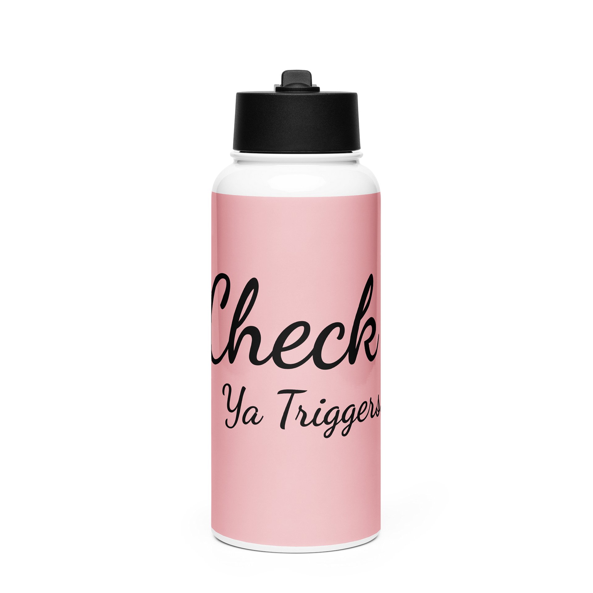 Check Ya Triggers water bottle product image (1)