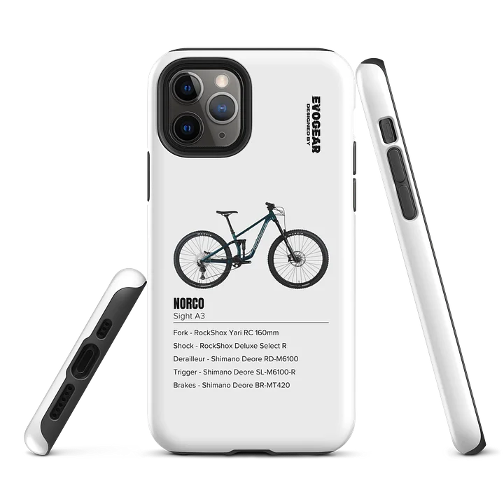 White Norco Sight A3 iPhone Case product image (3)